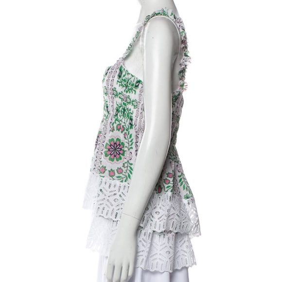 TORY BURCH FLORAL TOP 🌸🌸🌸🌸 - Picture 2 of 6